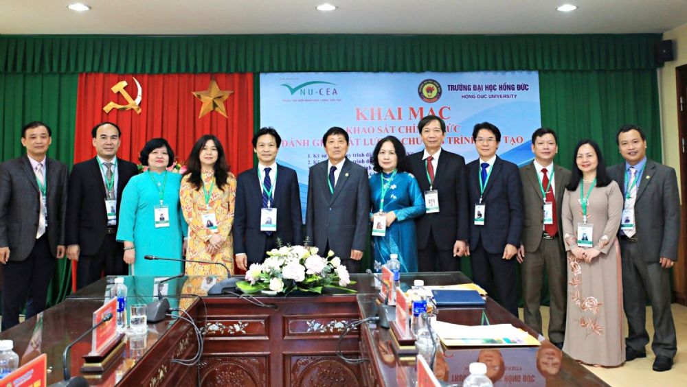 Khai mạc khảo sát chính thức đánh giá chương trình đào tạo tại Trường Đại học Hồng Đức